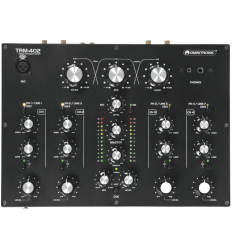 OMNITRONIC TRM-402: Mezclador rotatorio analógico de 4 canales