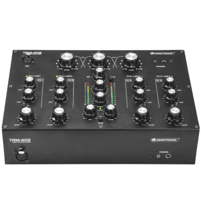 OMNITRONIC TRM-402: Mezclador rotatorio analógico de 4 canales