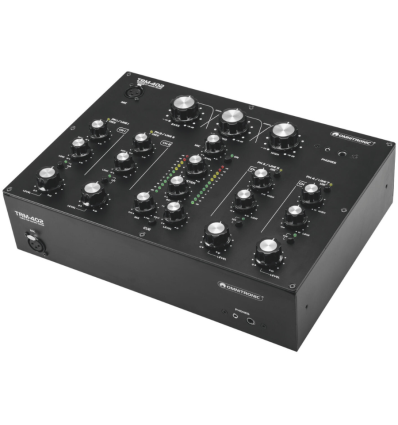 OMNITRONIC TRM-402: Mezclador rotatorio analógico de 4 canales