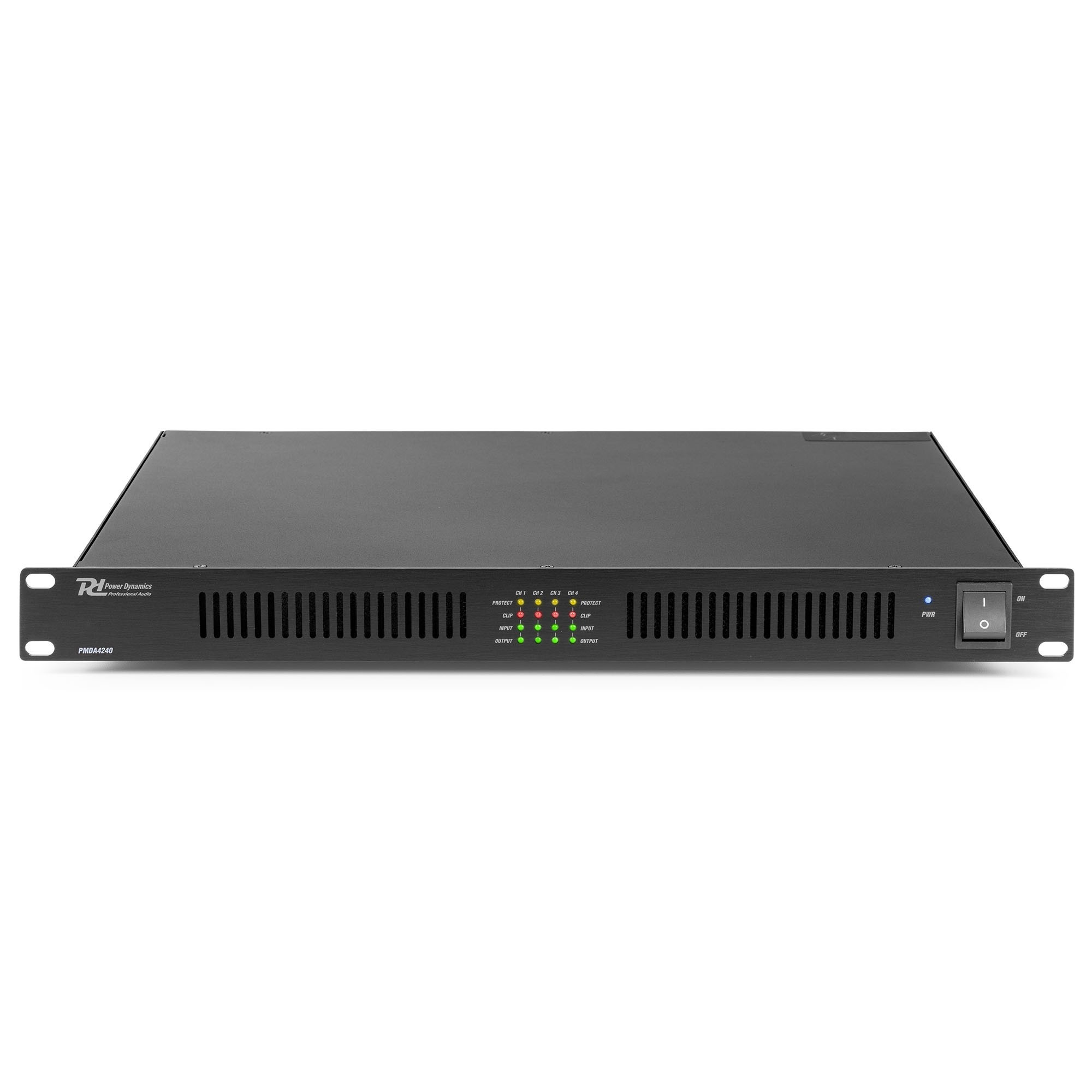 POWER DYNAMICS 954.102 PMDA4240 AMPLIFICADOR 4 CANALES CLASE-D 100V/8OHM 4X 240W