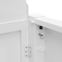 OMNITRONIC BOOZ Event Stand White – Soporte DJ blanco