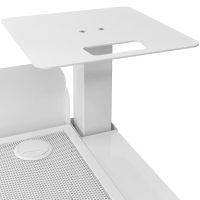 OMNITRONIC 2× Tower for BOOZ Event Stand White