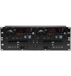 Omnitronic XDP‑3002 Dual CD/MP3 Player 19″ – Pitch ±16 %