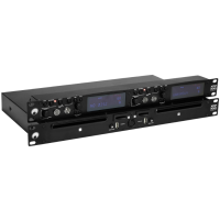 Omnitronic XDP‑3001 Dual CD/MP3 Player 2U rack
