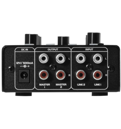 Omnitronic GNOME‑202P Mini mezclador 2 canales Bluetooth