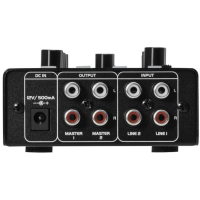 Omnitronic GNOME‑202P Mini mezclador 2 canales Bluetooth