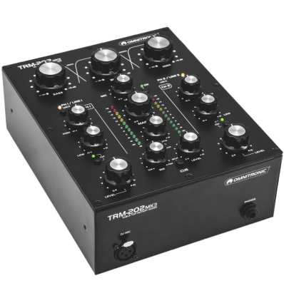 Omnitronic TRM‑202MK3 – Mixer rotary 2 canales DJ
