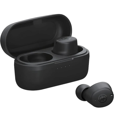 Yamaha TW‑E3C negro – TWS audio true sound, 24 h, IPX5