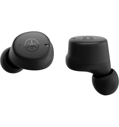 Yamaha TW‑E3C negro – TWS audio true sound, 24 h, IPX5