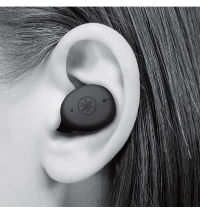 Yamaha TW‑E3C negro – TWS audio true sound, 24 h, IPX5