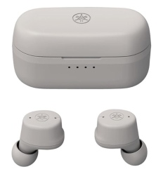 Yamaha TW‑E3C beige – TWS True Sound, IPX5, 24 h
