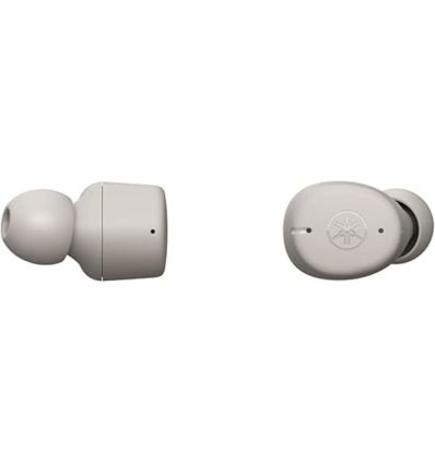 Yamaha TW‑E3C beige – TWS True Sound, IPX5, 24 h