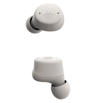 Yamaha TW‑E3C beige – TWS True Sound, IPX5, 24 h