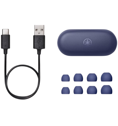 Yamaha TW‑E3C azul auriculares True Wireless sonido y estilo