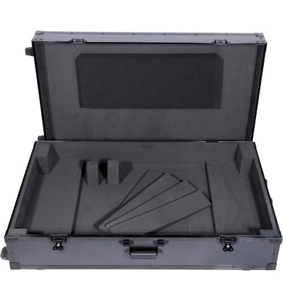 Walkasse W‑CONTROL‑XXLBK Flight Case DJ ultra negro