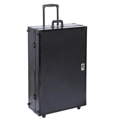 Walkasse W‑CONTROL‑XXLBK Flight Case DJ ultra negro