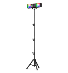 Fuzzix DerbyStar1 – Partybar LED con Derby y Wash