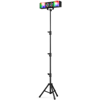 Fuzzix DerbyStar1 – Partybar LED con Derby y Wash