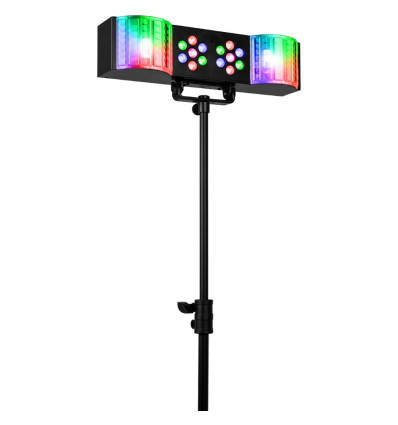 Fuzzix DerbyStar1 – Partybar LED con Derby y Wash
