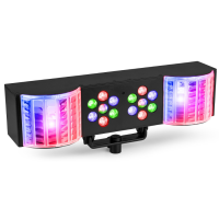 Fuzzix DerbyStar1 – Partybar LED con Derby y Wash