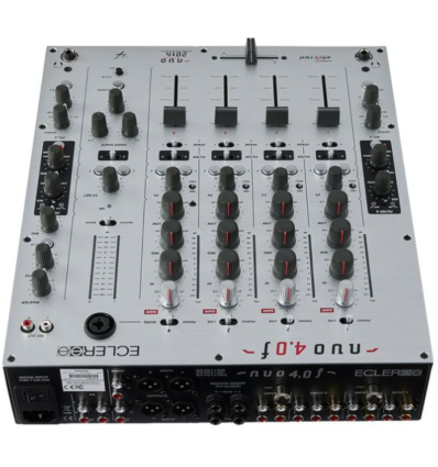 Ecler NUO 4.0 F Silver – Mixer analógico 4 canales