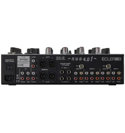 Ecler NUO 4.0 F Silver – Mixer analógico 4 canales