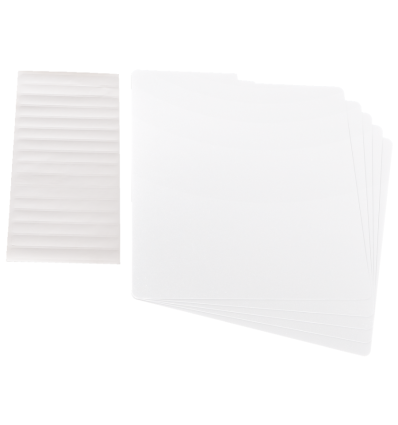 Glorious Vinyl LP Divider Set White – 6 separadores 12"