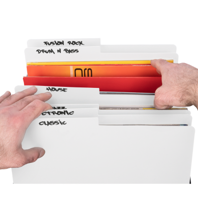 Glorious Vinyl LP Divider Set White – 6 separadores 12"
