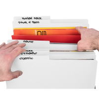 Glorious Vinyl LP Divider Set White – 6 separadores 12"
