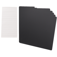 Glorious Vinyl LP Divider Set Black – 6 separadores 12" Glorious Vinyl LP Divider Set Black – 6 separadores 12"