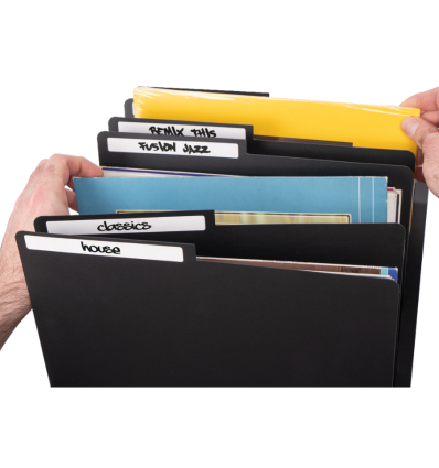 Glorious Vinyl LP Divider Set Black – 6 separadores 12"