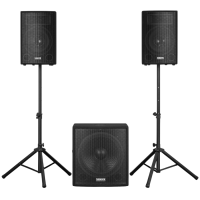 VONYX VX1218BT 2.1 – 1200 W, sub 18" + satélites 12" VONYX VX1218BT 2.1 – 1200 W, sub 18" + satélites 12"