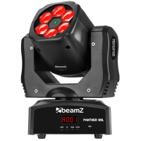 BEAMZ Panther 80L LED Bee‑Eye 6×12 W – Cabeza móvil compacta BEAMZ Panther 80L LED Bee‑Eye 6×12 W – Cabeza móvil compacta