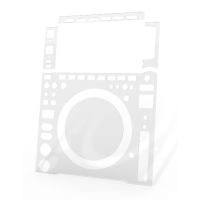 TOPDJ SKIN Alpha Tetha CDJ-3000X – Protector transparente
