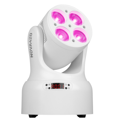BeamZ NOVA420‑WH Wash potente 4×20W RGBW