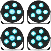 Fuzzix Comet M06 Party Par Set – Iluminación RGB para fiestas