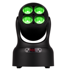BeamZ NOVA420‑BK 4×20W Wash RGBW – Cabeza móvil DMX pro