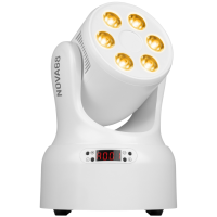 BeamZ NOVA68‑WH 6×8W Wash RGBW – Cabeza Móvil Blanco