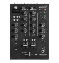 Omnitronic PM-222P Mezclador DJ 2 Canales con Bluetooth y MP3