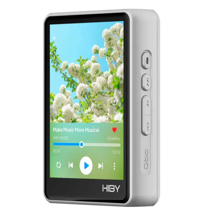 HiBy R3 Pro II Silver – reproductor Hi‑Res compacto