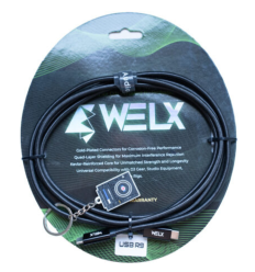Welx USB R9 C-C 20 Gbps – Cable pro alta velocidad