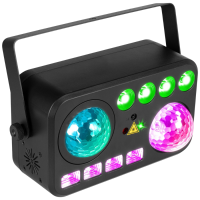 BeamZ Shimmer6 – Efecto LED Multi 6 en 1 para DJs