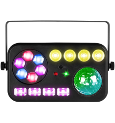 BeamZ Shimmer4 – Efecto LED 6 en 1 para DJs