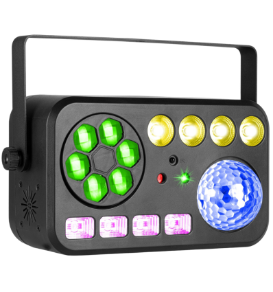 BeamZ Shimmer4 – Efecto LED 6 en 1 para DJs