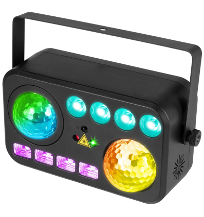 BeamZ Shimmer4 – Efecto LED 6 en 1 para DJs