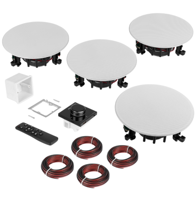 Power Dynamics B100BSET — Kit de sonido in-wall 4x25W