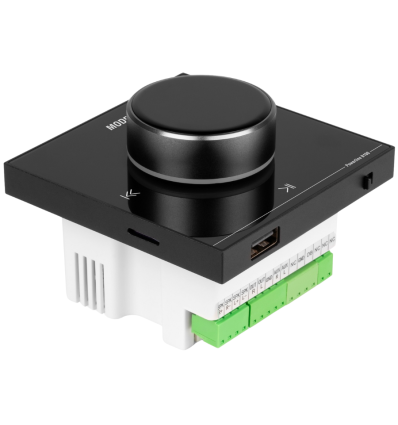 Power Dynamics B100B — Amplificador empotrable negro 4x25W