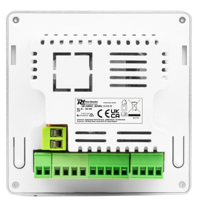 Power Dynamics B100B — Amplificador empotrable negro 4x25W