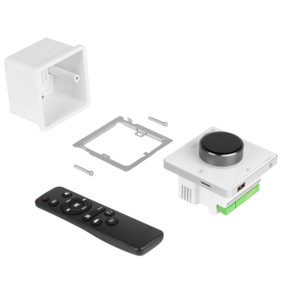 Power Dynamics B50W — Amplificador empotrable blanco 2×25W