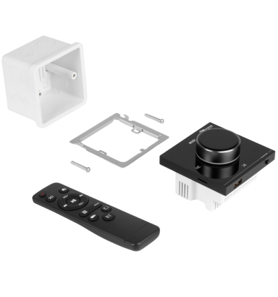 Power Dynamics B50B — Amplificador empotrable negro 2x25W